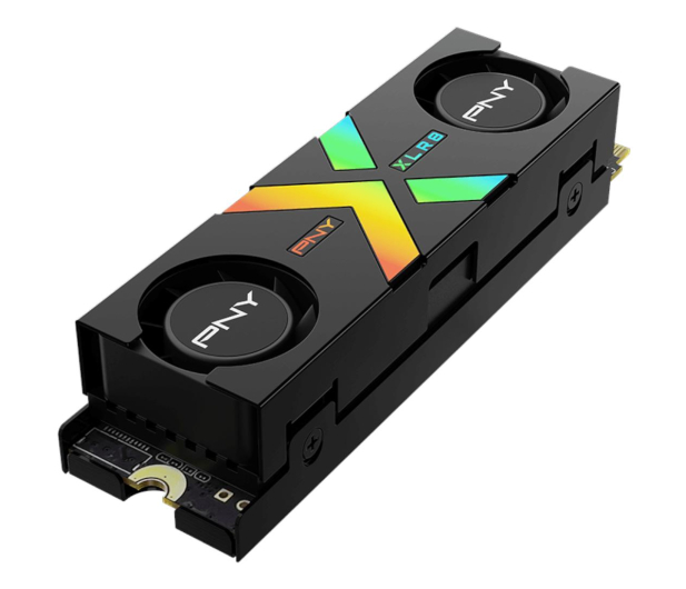 PNY 2TB M.2 PCIe Gen5 NVMe CS3150 Heatsink RGB - 1219088 - zdjęcie 4